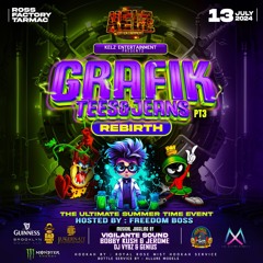 KELZ ENTERTAINMENT GRAFIK TEES & JEANS PT3 JULY 13 ROSS FACTORY TARMAC BOBBY KUSH & SEL YANNICK