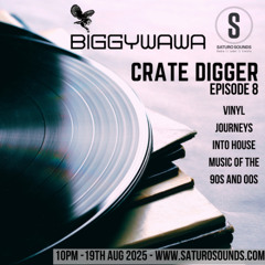 Crate Digger 8 - August 2025 - Saturo Sounds