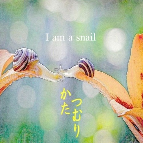 I am a snail かたつむり