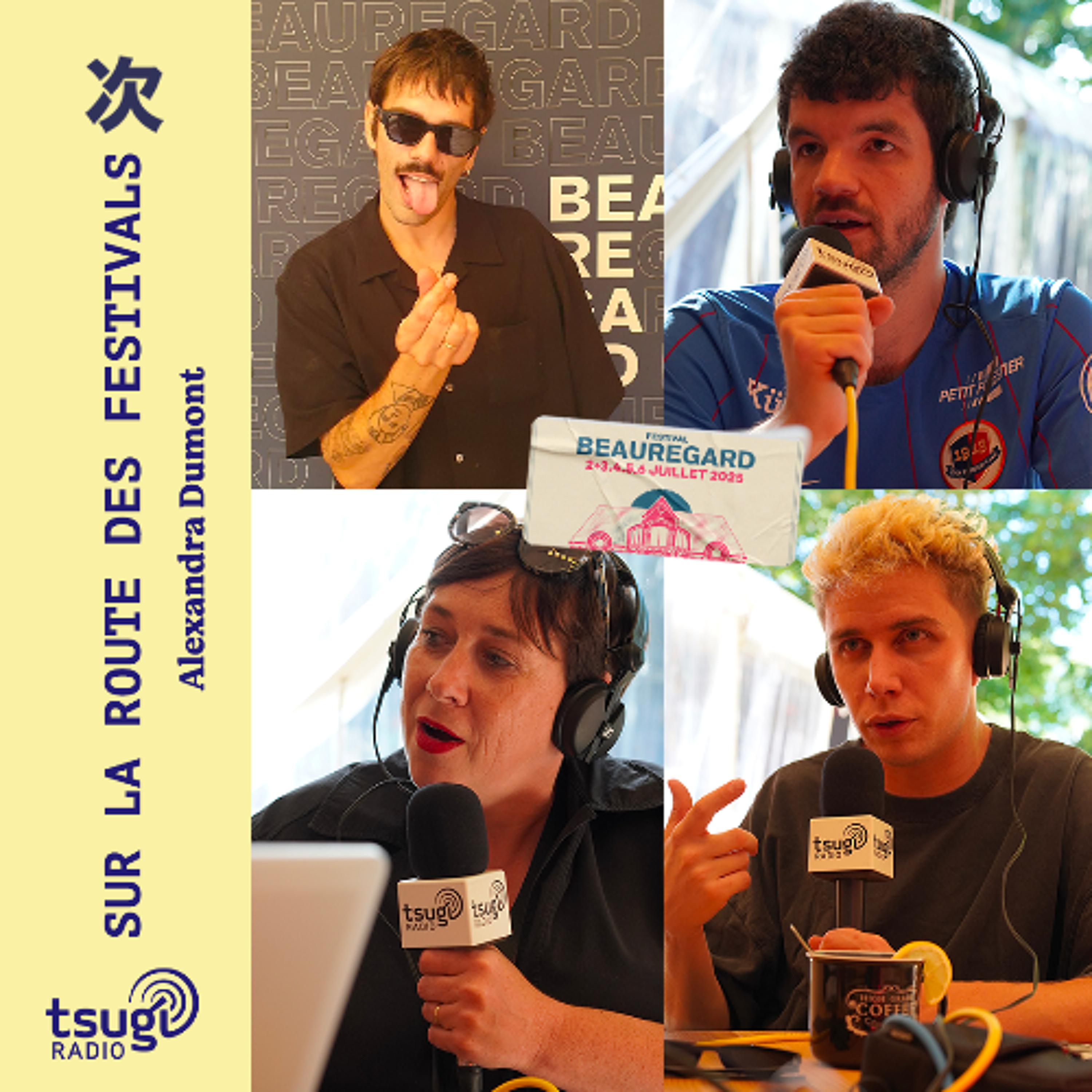 En direct de Beauregard avec Lucky Love, Last Train, Guesney et Claire Lesaulnier