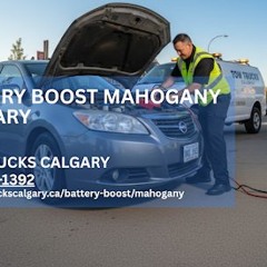 Battery Boost Mahogany Calgary | 587-800-1392 | Tow Trucks Calgary
