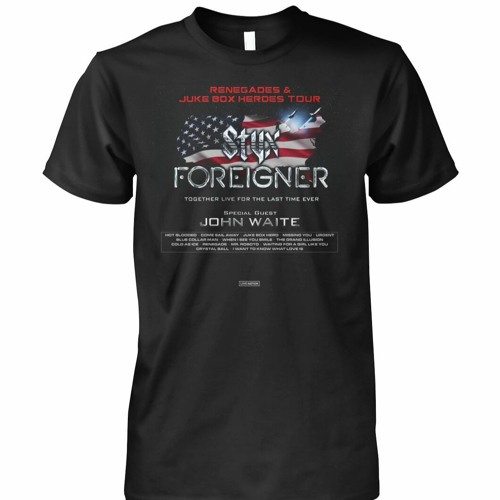 Stream Foreigner And Styx US Tour 2024 Shirt by