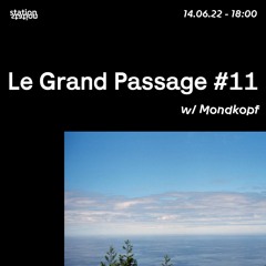 Le Grand Passage #11 w/ Mondkopf - Spécial label : Miasmah