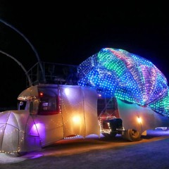 DeBease @ Burning Man 2022 - Lucy S. Cargo Art Car