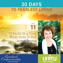 30 Days of Fearless Living: Day 11 l Rev. Meemie l Unity of the Triangle l April 11 2020