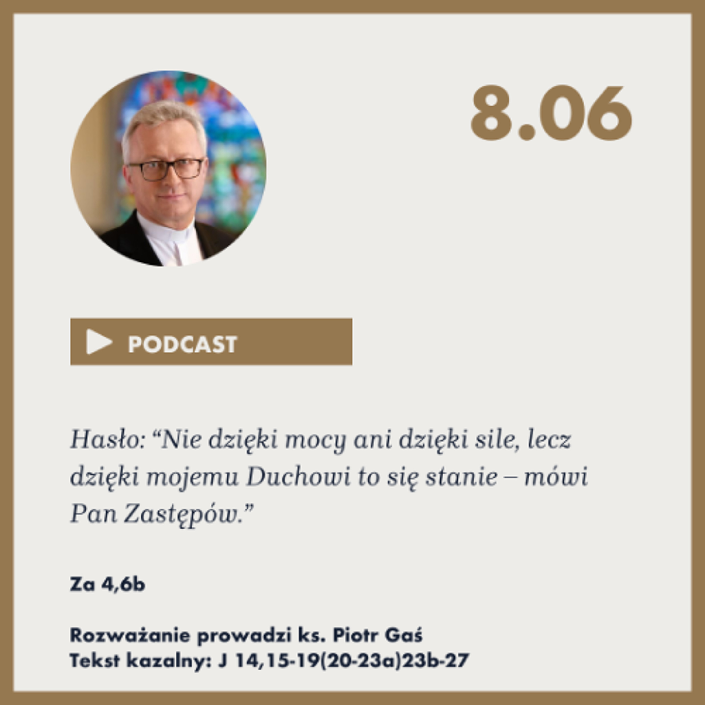 Niedziela ze Słowem, rozważanie z nabożeństwa z 8 czerwca 2025 episode artwork