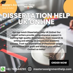 Top Dissertation Help UK Online
