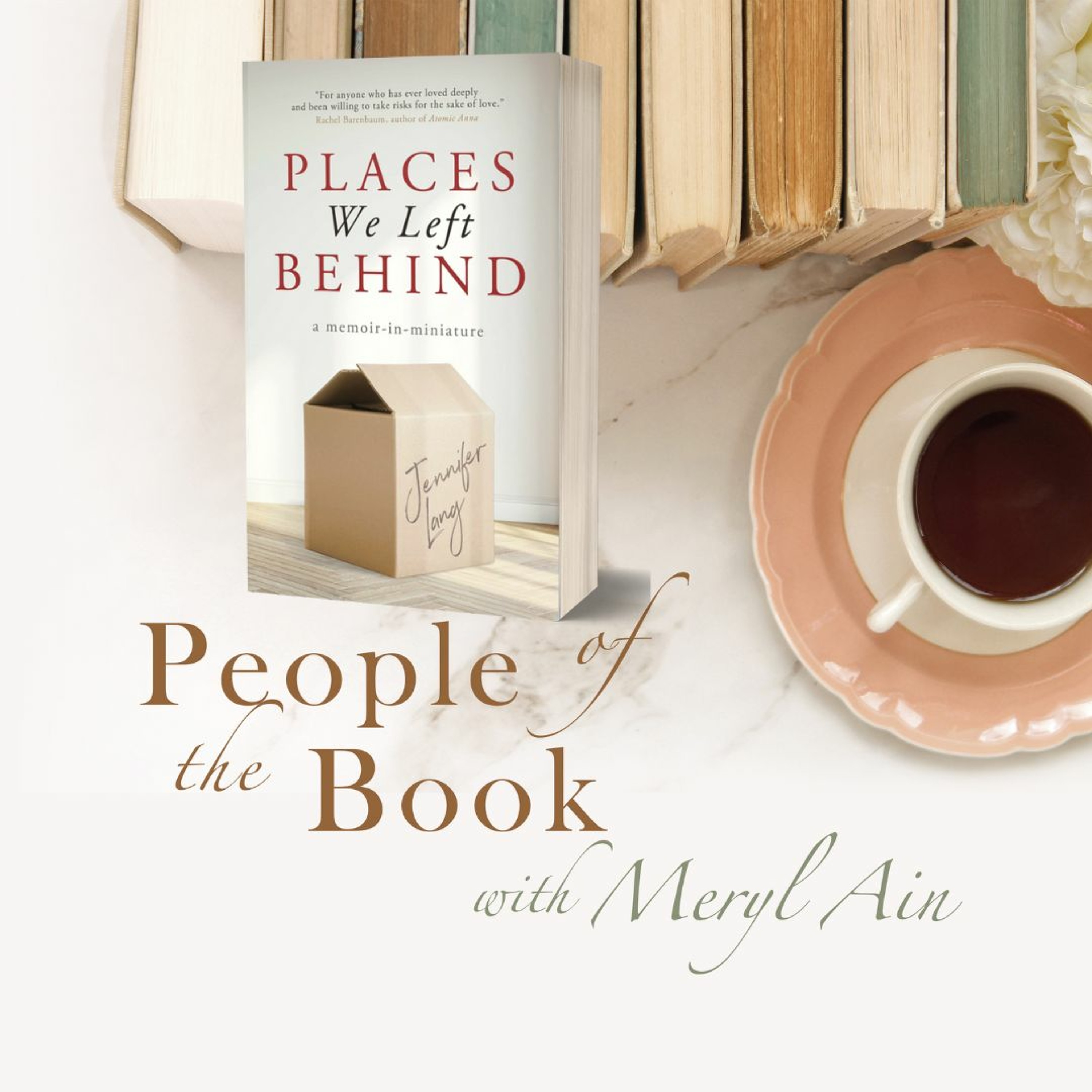 cover of episode PLACES WE LEFT BEHIND with Jennifer Lang: a memoir about marriage, family, faith and life in Israel