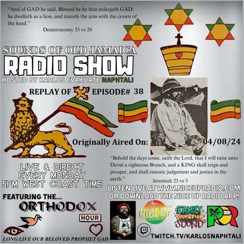 Sounds Of Old Jamaica Episode 38- Originally aired live on 04/08/2024