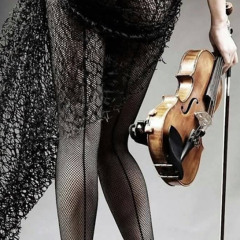 Violin with Legs