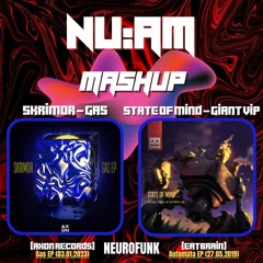 Mashup #1 | Skrimor - Gas [AXON RECORDS] X State Of Mind - Giant VIP [EATBRAIN] | NEUROFUNK