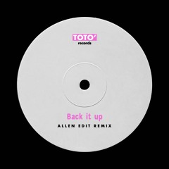 Caro Emerald - Back it up (Allen Edit)