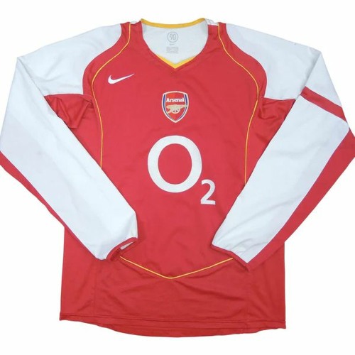 Vintage Soccer Jersey Arsenal Home Long Sleeve 2004/05