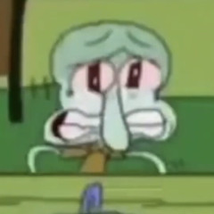 Squidward Crying in the Mirror