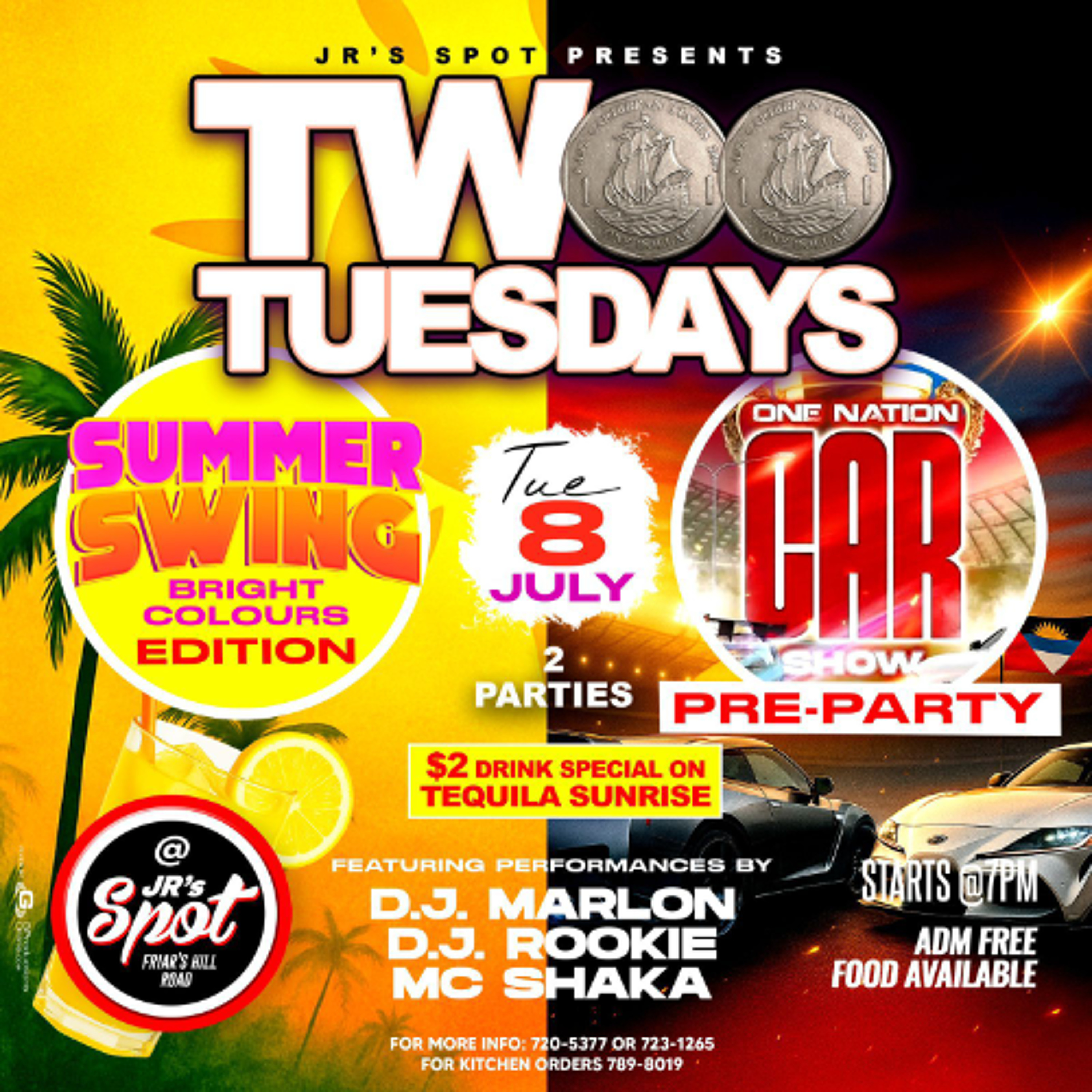Two Dollar Tuedays (July 8th) ((DJTRELL X DKC))