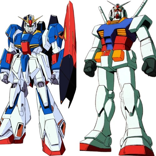 MSZ-006 Zeta Gundam And RX-78-2 Gundam theme
