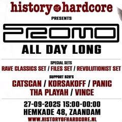 History of Hardcore PROMO Special part 1 - 1995 till 1998 - Livestream #108 - 24-08-2025