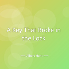 A Key That Broke in the Lock