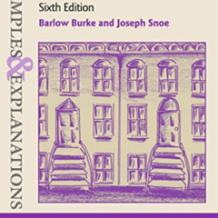 [Download] EBOOK ✏️ Property (Examples & Explanations) by  Barlow Burke &  Joseph Sno