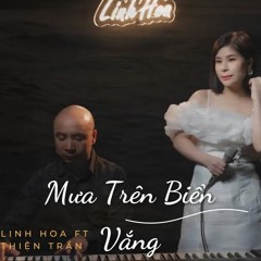 Mưa Trên Biển Vắng Acoustic 🌺 Linh Hoa ft Thiện Trần Piano - Nhạc Acoustic 8x9x Cover