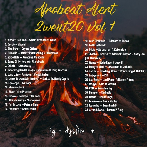 Afrobeat Alert 2went20 Vol 1
