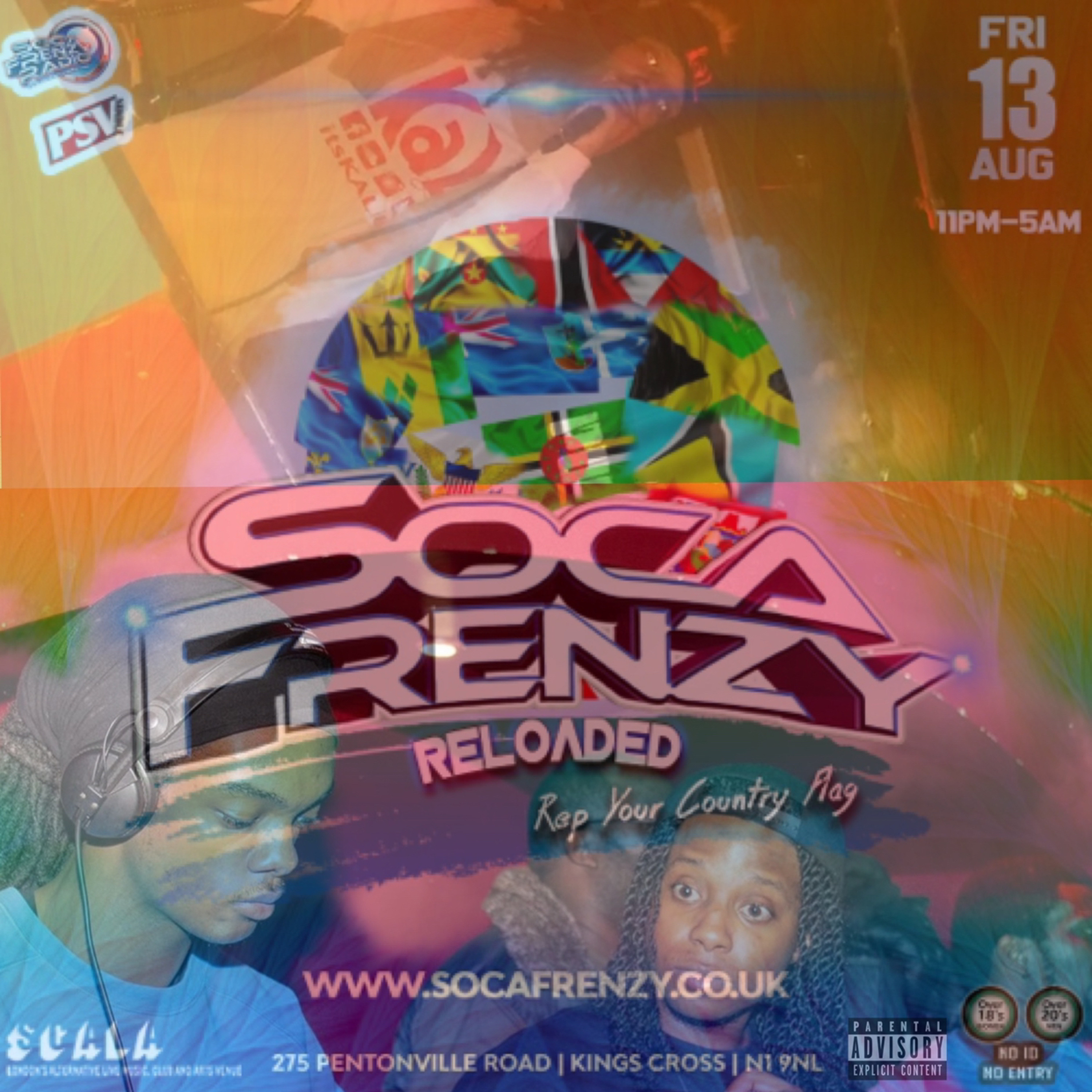 Dancehall Old Mid New @itsKaliUK @itsdjvibes @djshaquk Live @SocaFrenzy - 13/08/21 episode artwork