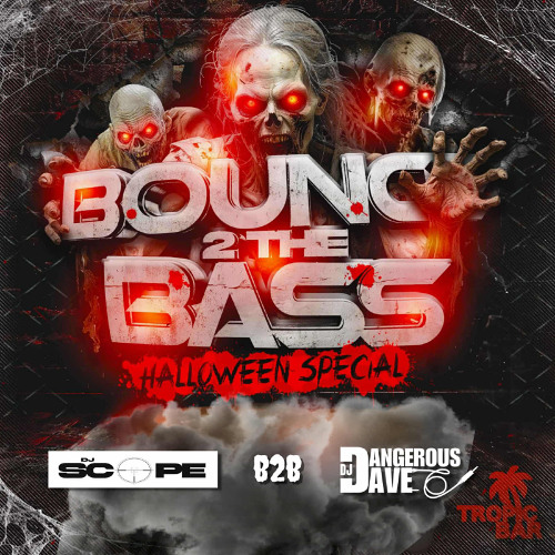dj scope v dangerous dave b2b live Bounce 2 the bass halloween set live
