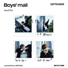 [SEPTEMBER] Boys’ mail 명재현 - head first