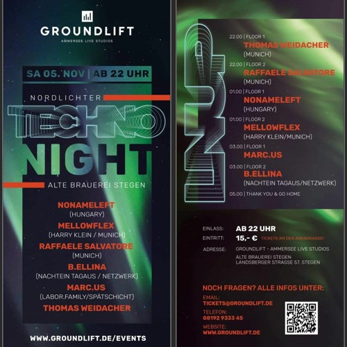 NoNameLeft @ Nordlichter Techno Ammersee 05.11.2022