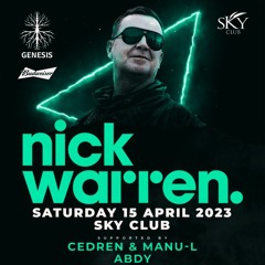 Abdy [warmup] @ Genesis presents Nick Warren [15.04.23]