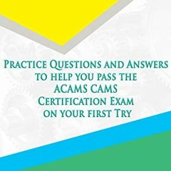 GET KINDLE PDF EBOOK EPUB CAMS Complete Test Prep Study Guide: Practice Questions and
