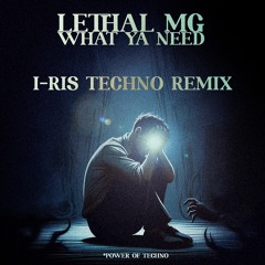 Lethal MG - What Ya Need (I-RIS Techno Remix)