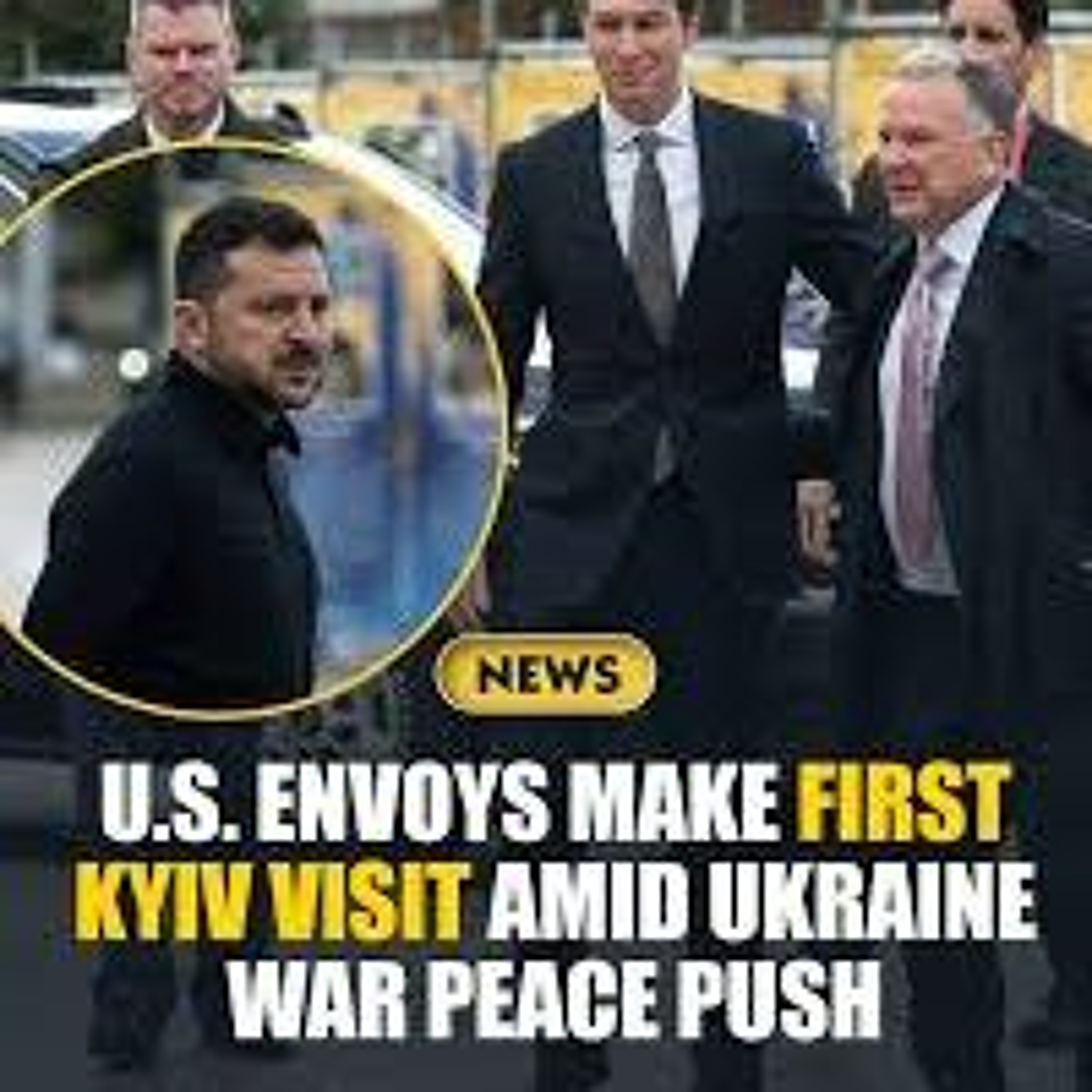 Trump Envoys Make First Visit to Kyiv
