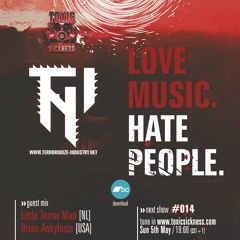 BRIAN ANKYLOSIS / LOVE MUSIC HATE PEOPLE #14 ON TOXIC SICKNESS / MAY / 2024