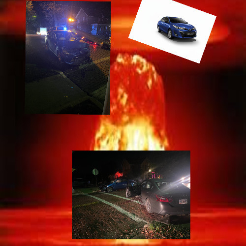 50 minutes after car crash