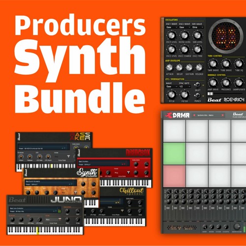 Stream Beat-Magazin | Listen to The Producers Synth Bundle: 7 VST/AU  plugins for instant use (Win & Mac) playlist online for free on SoundCloud