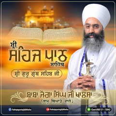 Sri Sehaj Path Sahib | Ang 255 - 260 Ang | Baba Joga Singh Ji