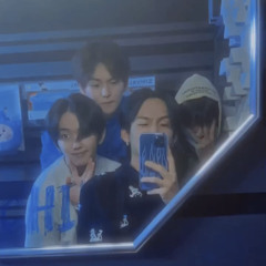 TREASURE CHOI HYUNSUK, HARUTO, MASHIHO AND YOSHI - BLUE (COVER)