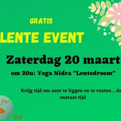 Lentedroom- Yoga Nidra Opname