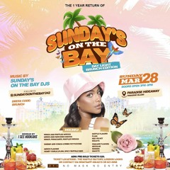 Sunday On The Bay live audio dj chris x 1k gaza x djextreme