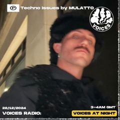 Techno Issues by MULATTO - 28/12/24 - Voices Radio