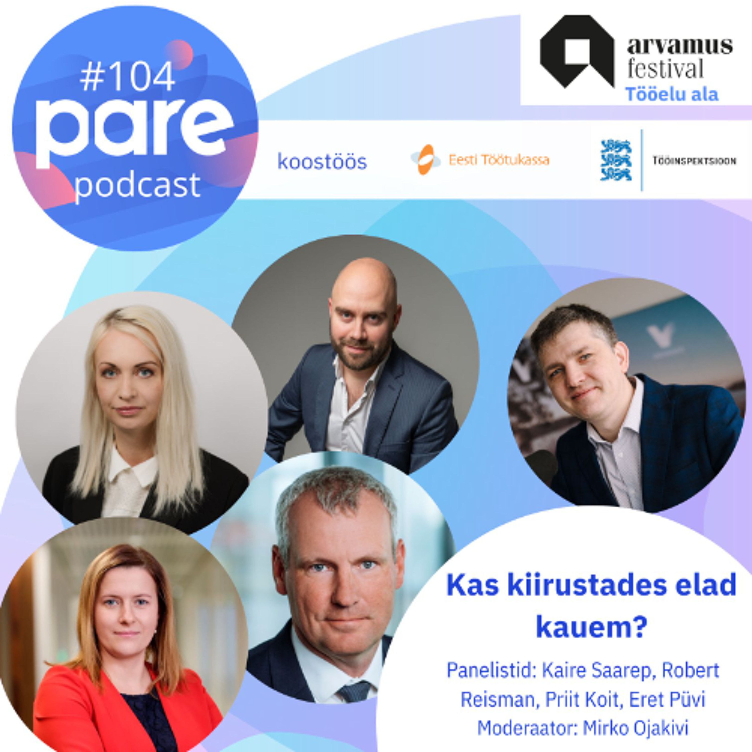 PARE Podcast #104 Arvamusfestival 2025 Tööelu ala: Kas kiirustades elad kauem?