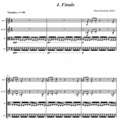 Pawel Strzelecki: 3. Scherzo [String Quartet No. 5 (2020)].