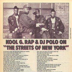 Kool G Rap. Street blues (remix jimmydeloops)