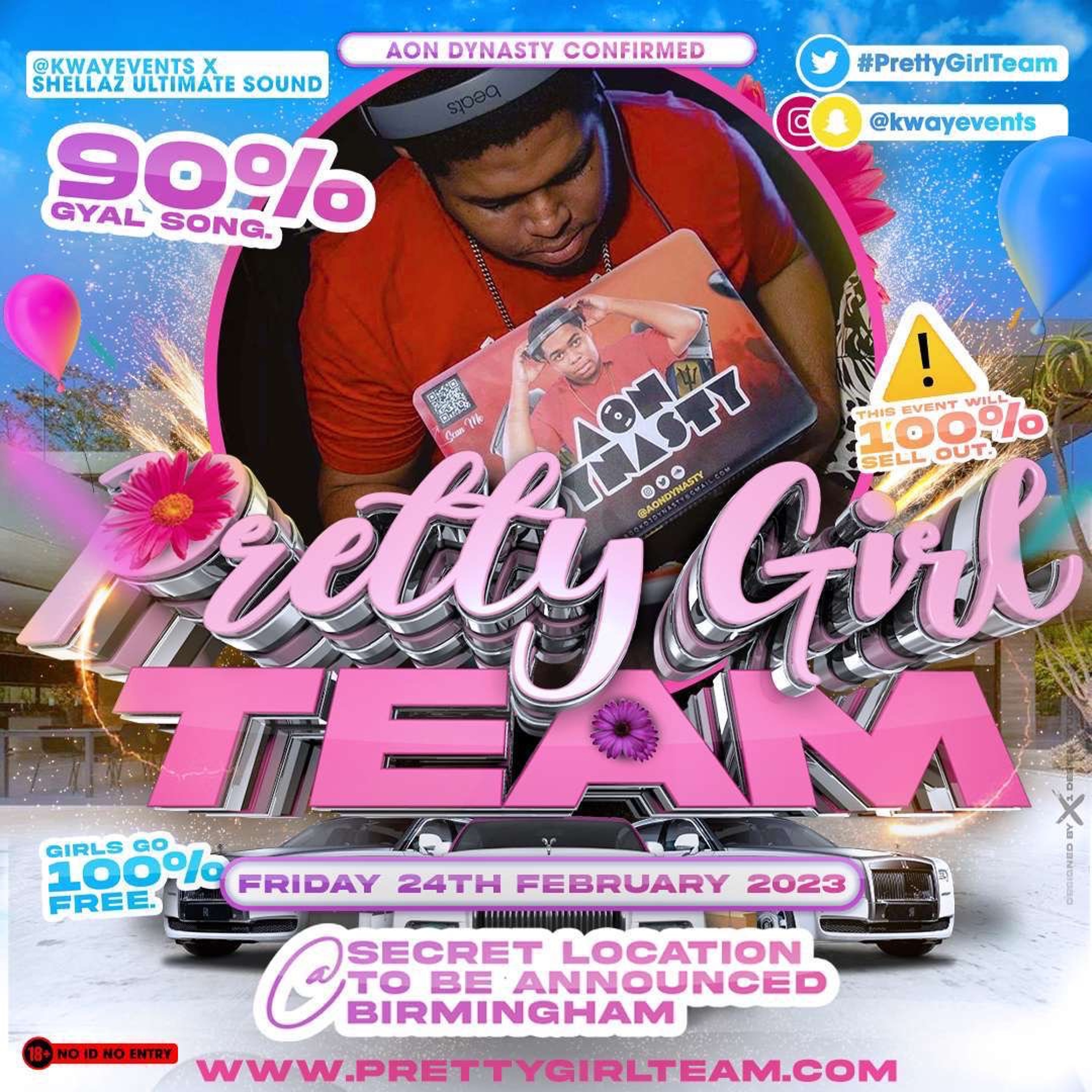 PRETTY GIRL TEAM LIVE AUDIO - (MIXED BY A.O.N DYNASTY & HOSTED BY KS THE HOST)