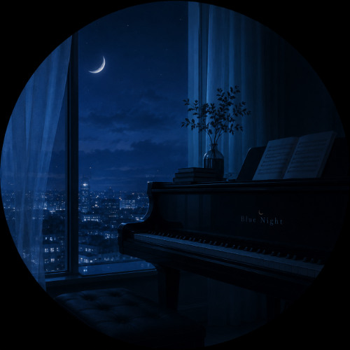 Stream Blue Night | Listen to Night Piano for Deep Focus – Study & Work ...