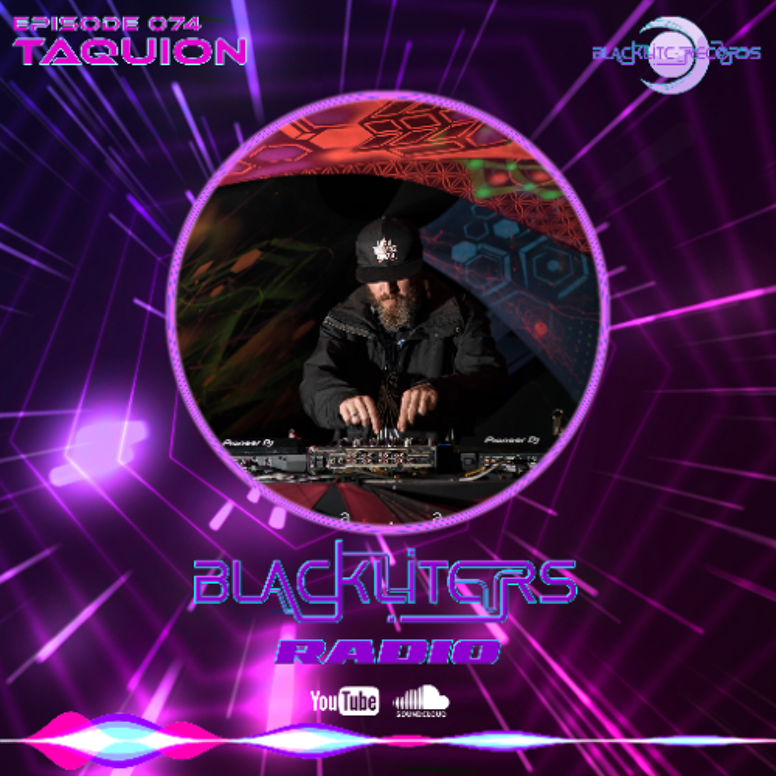 Blackliters Radio #074 "TAQUION" [Psychedelic Trance Radio] episode artwork