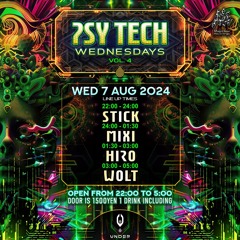 PSY TECH WEDNESDAYS Vol.7 @CLUB UNDER 2024 August 7
