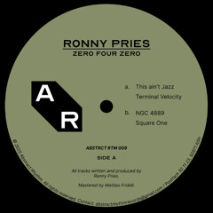 TL PREMIERE : Ronny Pries - Square One [Abstract Rhythm]