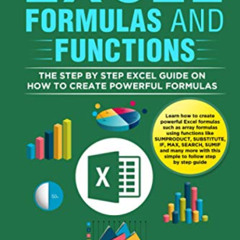 DOWNLOAD EPUB 📘 Excel Formulas and Functions: The Step by Step Excel Guide on how to